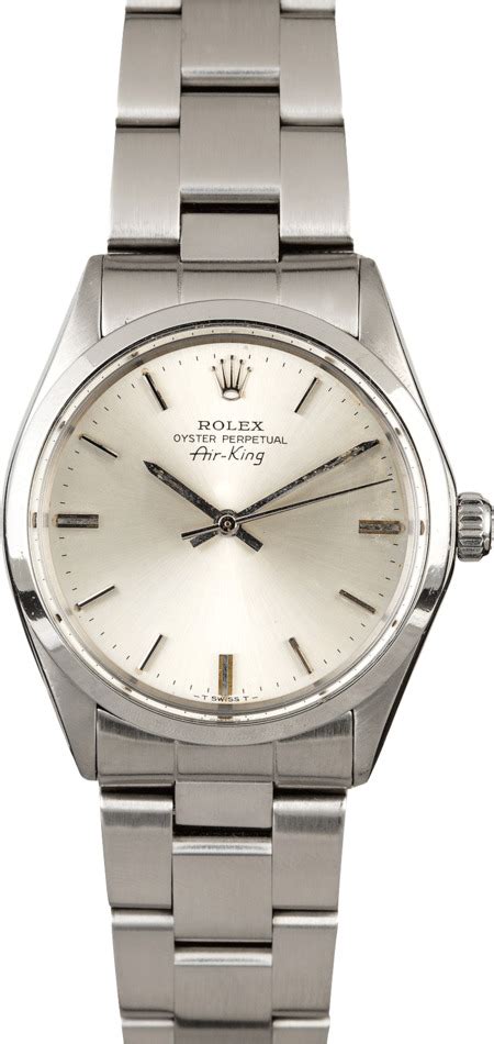 rolex air-king 5500 stainless steel oyster bracelet|rolex 5500 timeline.